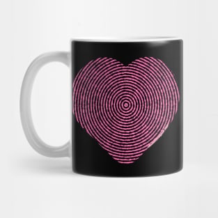 Vertigo Love Heart Mug